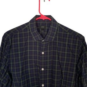 J. CREW McCleod plaid dress shirt, Sz Medium